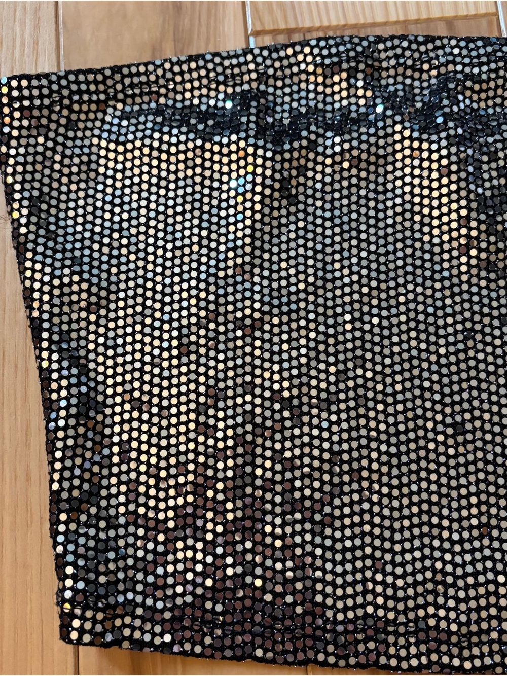 Vintage Y2K Charlotte Russe Silver Shimmer Strapless Tube Top - Picture 2 of 7